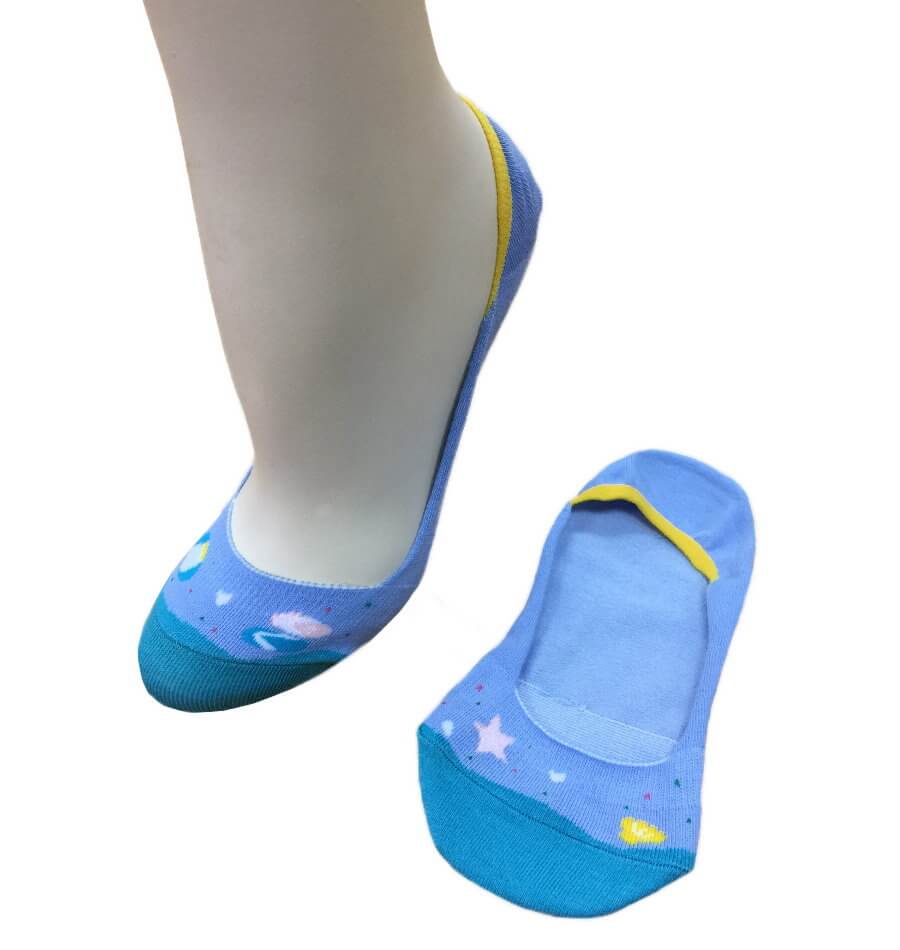 Cotton Beach Footie Socks (Low cut)